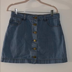 Forever 21 jean skirt